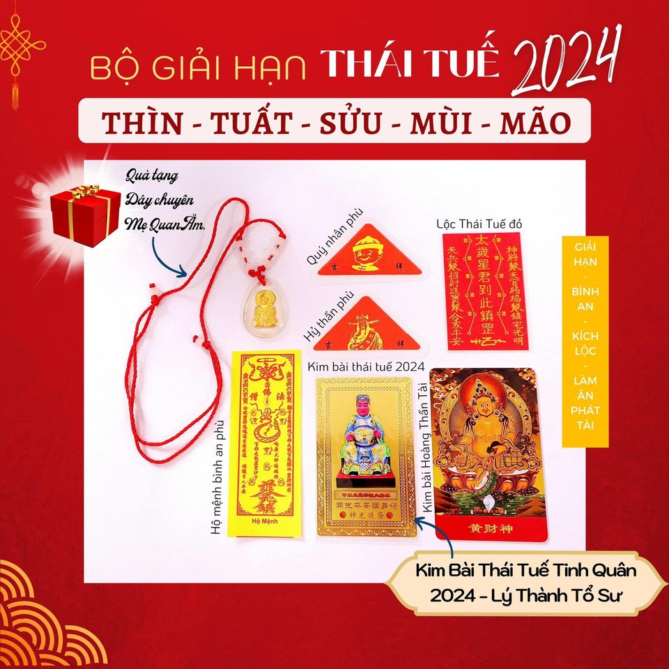 SET GIẢI HẠN THÁI TUẾ SỬU TUẤT THÌN MÙI MÃO 2024