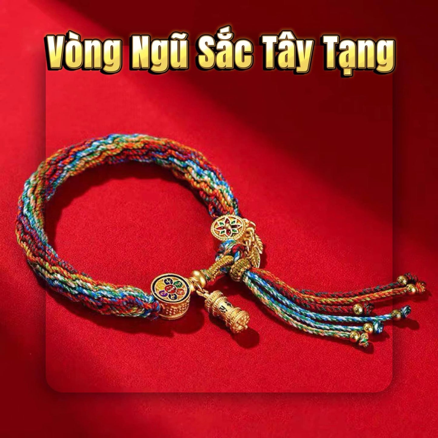 Vòng Tay Ngũ Sắc Tây Tạng