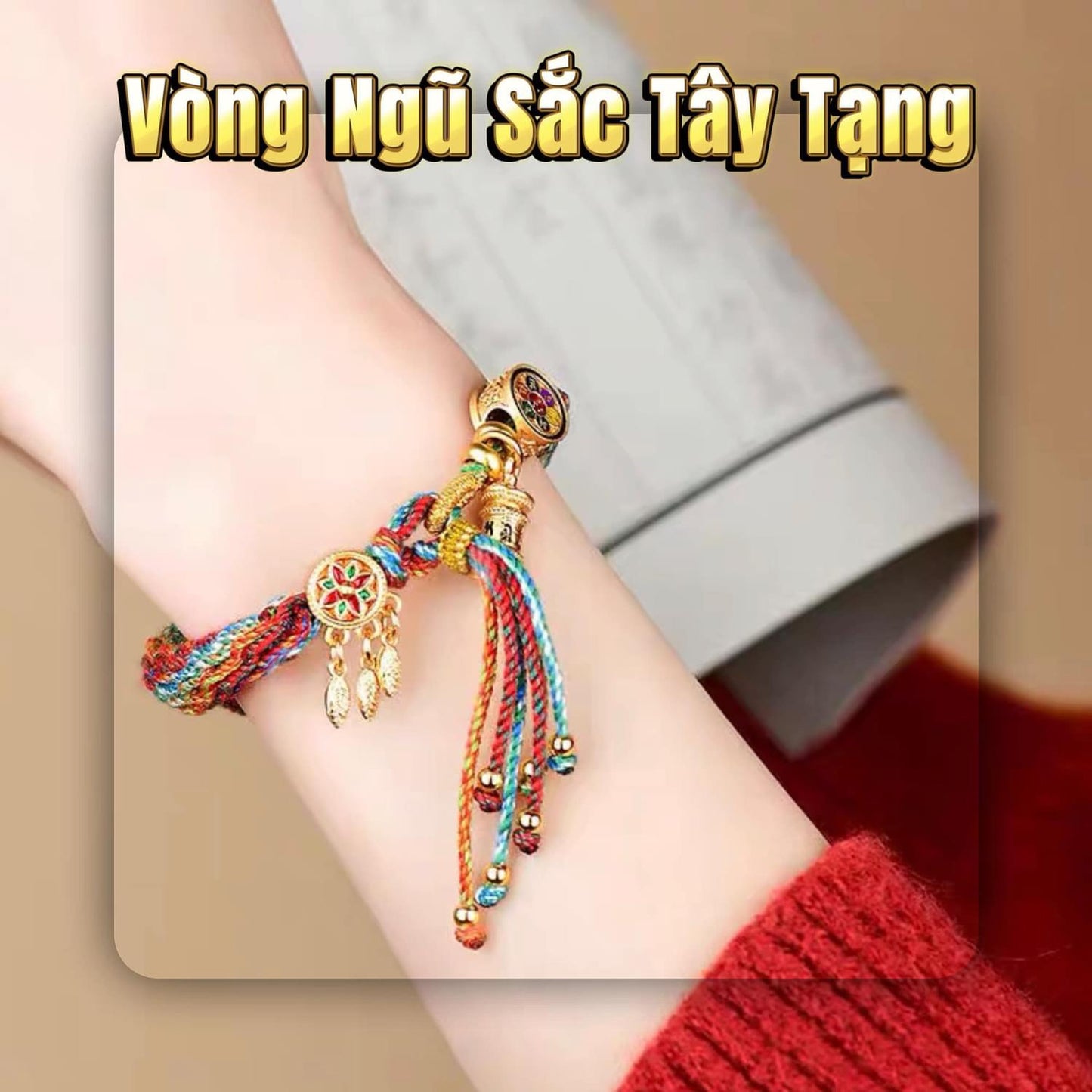 Vòng Tay Ngũ Sắc Tây Tạng