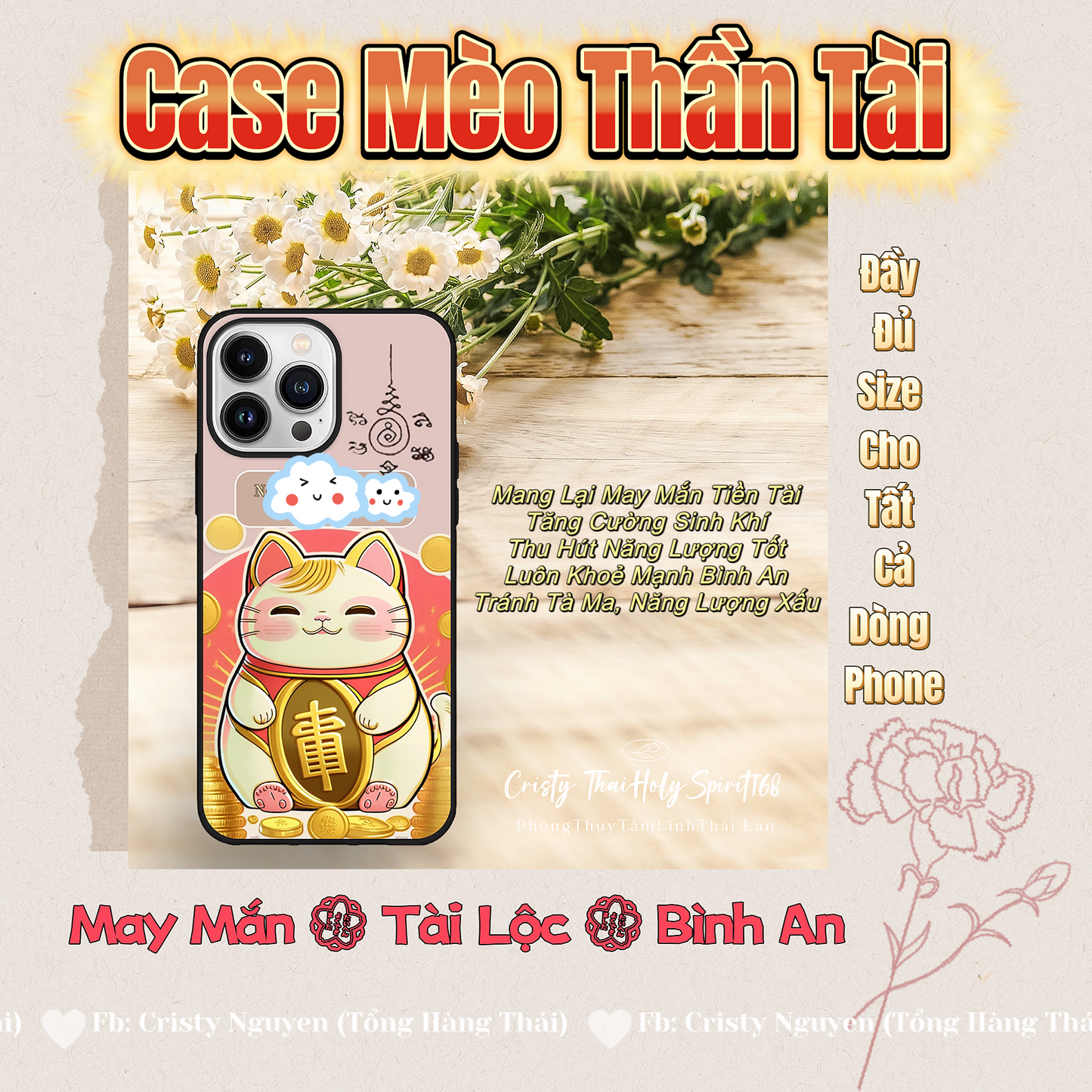 Case Phone Tài Lộc - Kéo Khách