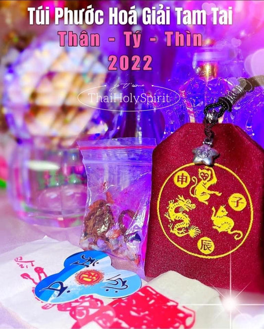 Túi Hóa Giải Hạn Tam Tai cho Thân - Tý - Thìn năm 2022-2023-2024